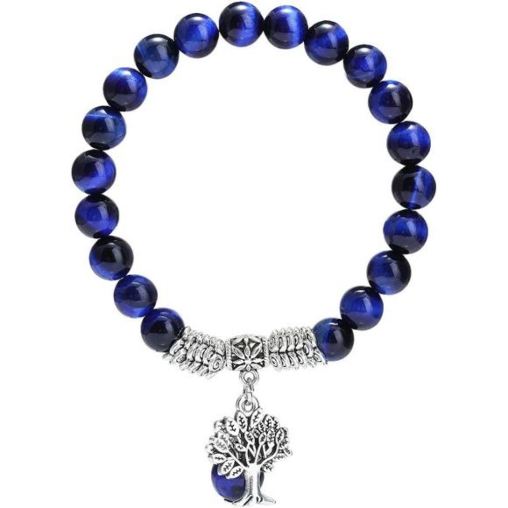 Beaded Bracelets Healing Crystals Tree of life Charm Chakra Bracelet For Women